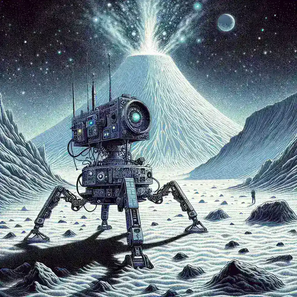Exploring the Unknown: Robotic AI Probes Investigating Cryovolcanoes on Distant Icy Moons